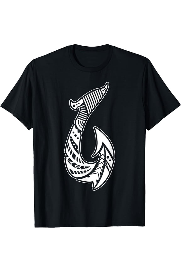 Tribal Hawaiian Fish Hook Pacific Islander Fishing Hawaii T-Shirt