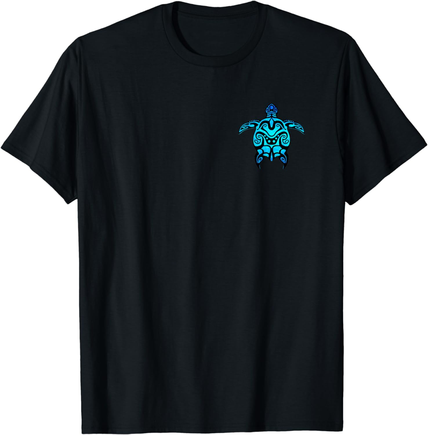 Tribal Hawaiian Maori Sun Sea Turtle T-shirt - Walmart.com