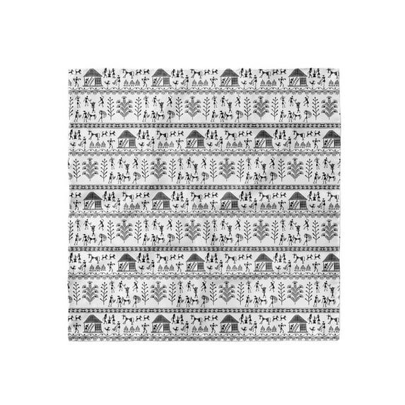 Tribal Head Scarf, Tribal Art, Head Wrap, 3 Sizes, by Ambesonne