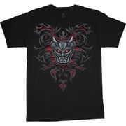 Tribal Island Skull Design T-shirt Mens Graphic Tees