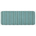 thumbnail image 1 of Tribal Kitchen Mat, Dry Brush Ink Print Pattern in Doodle Style with Geometrical Motifs, Plush Decorative Kitchen Mat with Non Slip Backing, 47" X 19", Multicolor, by Ambesonne, 1 of 1
