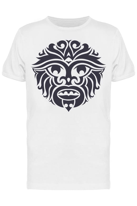 Tribal Mask Art T-Shirt Men -Image by Shutterstock, Male Medium