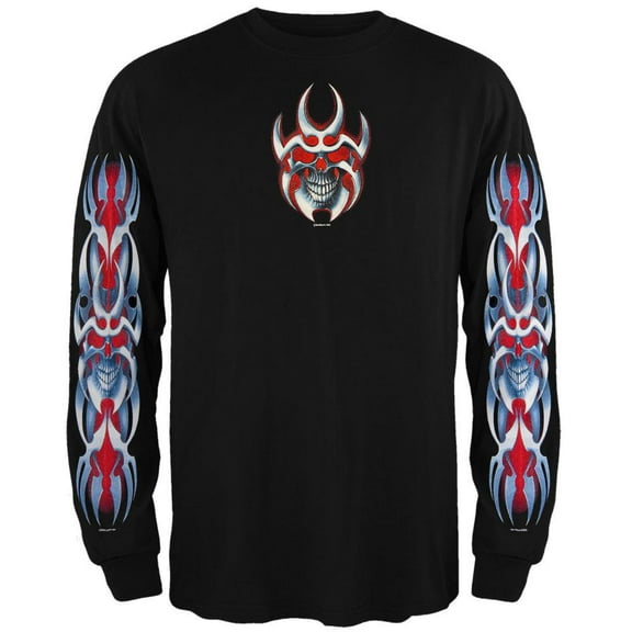Tribal Mask Long Sleeve T-Shirt - 2X-Large