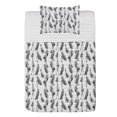 thumbnail image 1 of Tribal Microfiber Bedspread Set, Bohemian Feathers and Beads on Thread Graphic Pattern Art, Soft Bedding Set with Pillow Shams & Comforter, 3 Sizes, Charcoal Grey White, by Ambesonne, 1 of 1