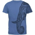 thumbnail image 1 of Tribal Mosaic Elephant Mens T Shirt Heather Royal MD, 1 of 1