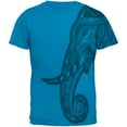 thumbnail image 1 of Tribal Mosaic Elephant Mens T Shirt Sapphire LG, 1 of 1