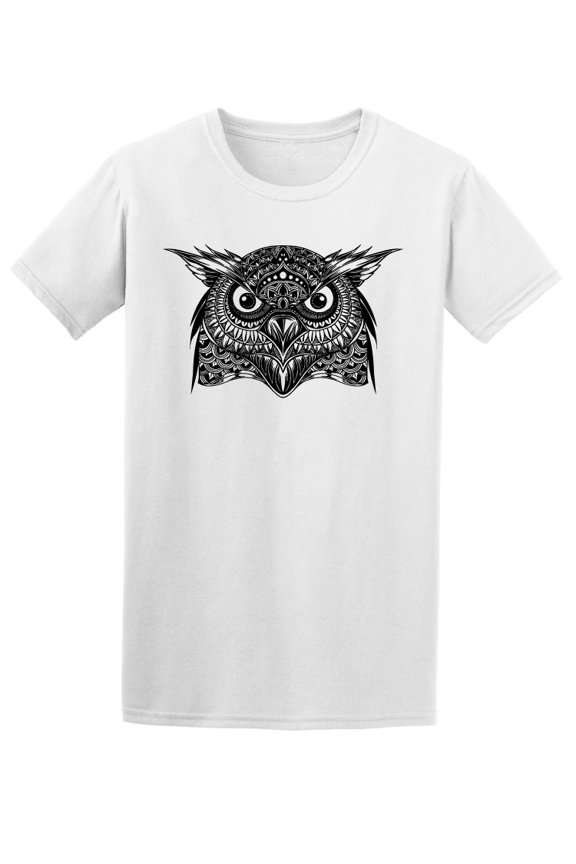 Tribal Owl Face Tee Men's -Image by Shutterstock