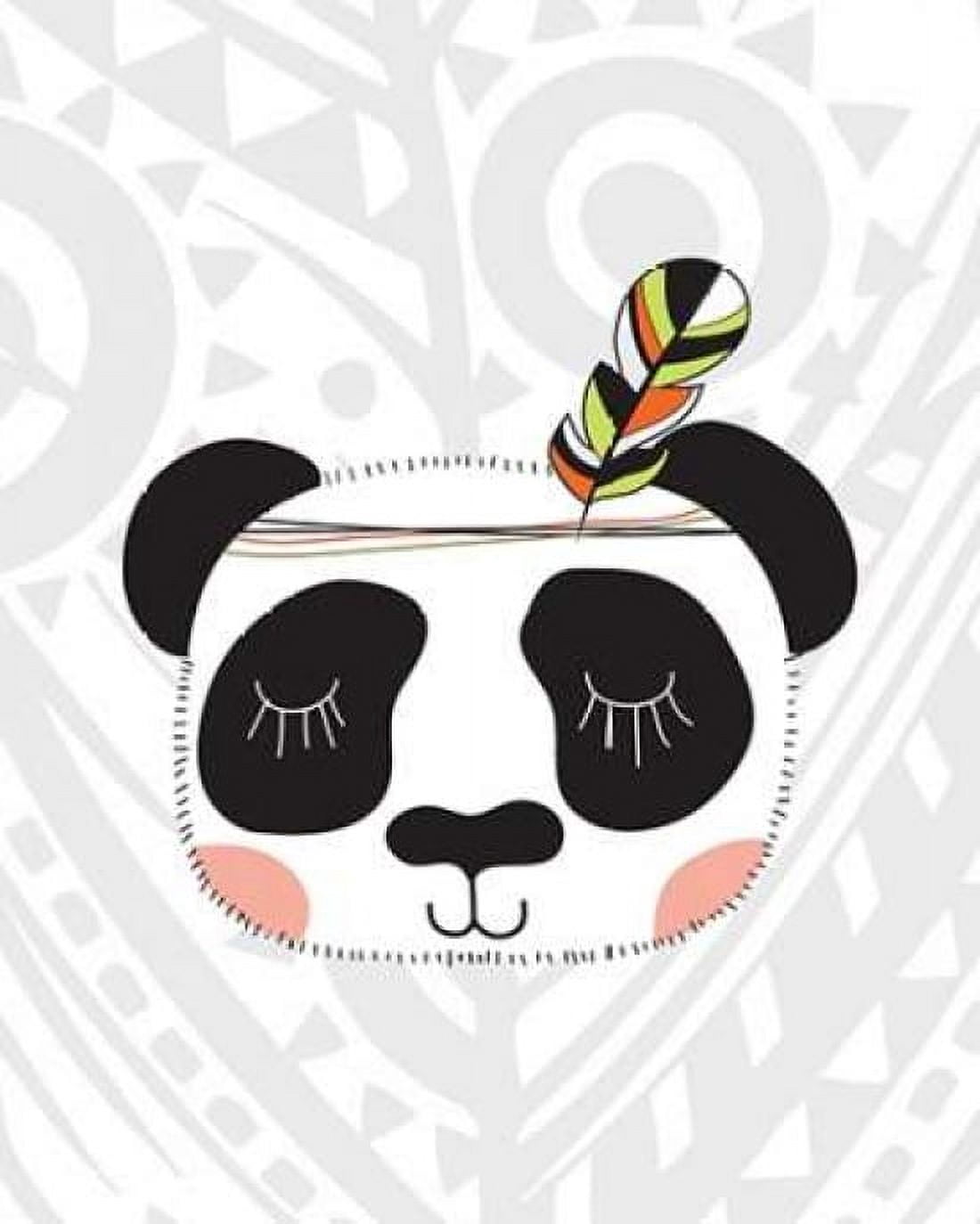 Tribal Panda Canvas Art - Tamara Robinson (24X30)