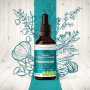 Secrets Of The Tribe Tribal Parasite Blend Tincture Dietary Supplement, Natural Extract, Made from Cranberry, Garlic, Black Walnut, Osha, Wormwood, Pumpkin 2 oz