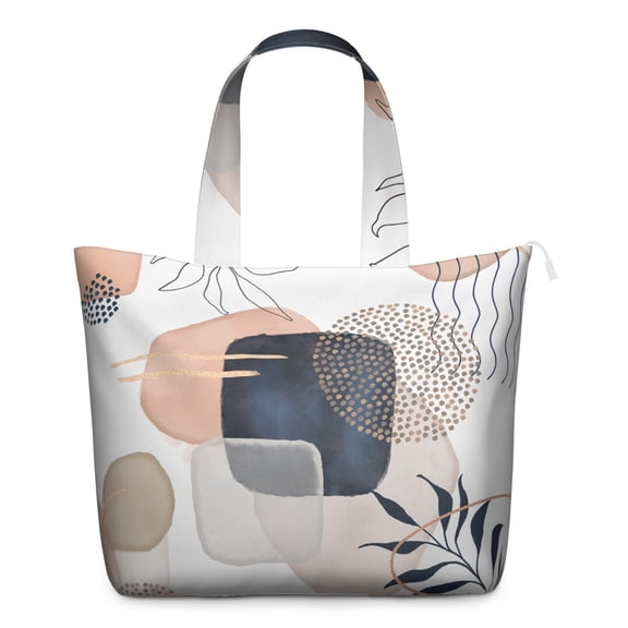 Tribal Pattern Travel Bag for Women, Vintage Boho Abstract Duffel with Geometric Print, Large Artistic Tote for Gym and Getaways