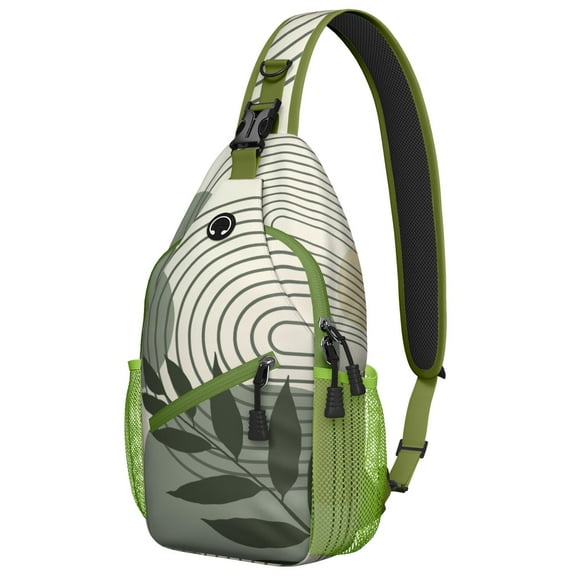 Tribal Patterns Chest Bag Anti-Theft Travel Daypack for Outdoor Adventures Rustic Style & Versatile