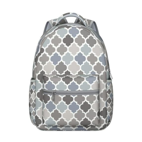Tribal Patterns and Earthy Floral Design Multifunctional Backpack, Durable Oxford Cloth, Comfortable Padding, Large Capacity School Bag for Student’s Sports and Hiking