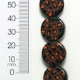 thumbnail image 1 of Tribal Print Acrylic Beads 8 Inch Strand, 1 of 3