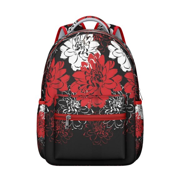 Tribal Print Boho Chic Backpack - Reinforced Oxford Fabric with Padded 17" Tech Pocket | Campus Approved Daypack for Books & Essentials