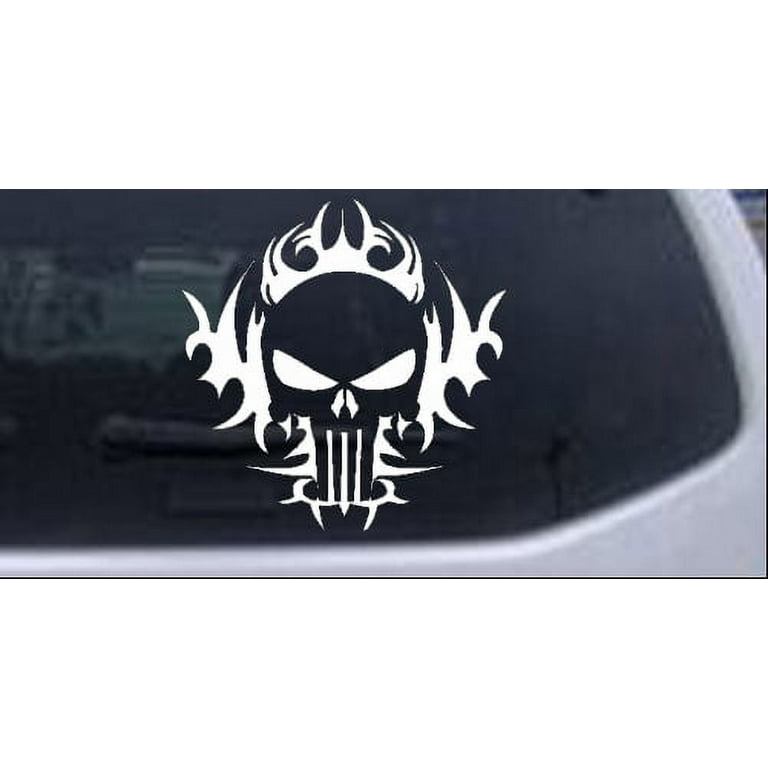 Punisher Skull Window Decal Sticker