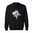 thumbnail image 1 of Tribal Raccoon Design Sweatshirt Men -Image by Shutterstock, Male Small, 1 of 4