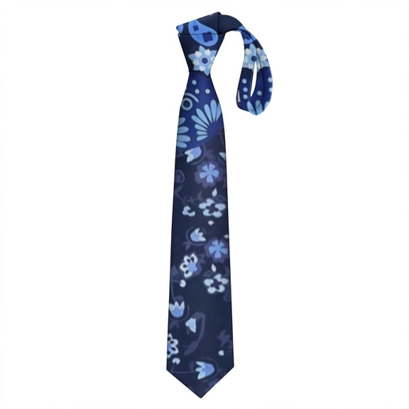 Tribal Rustic Home Decor Men's Necktie - Aesthetic Satin Tie, Wrinkle-Resistant