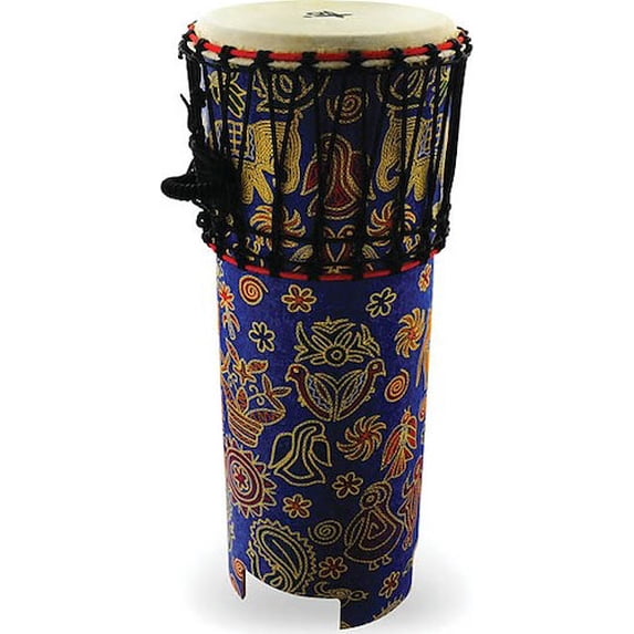 IQ Plus Tribal Series Junior Ngoma Drum Blue Elephant Design