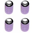 thumbnail image 1 of Tribal Skull on Black Tire Rim Wheel Aluminum Valve Stem Caps, Multiple Colors, 1 of 1