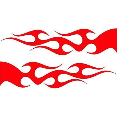 Tribal Smart Flames Auto Truck Dune Buggy ATV Decals Stickers Set