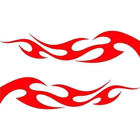 Tribal Smart Flames Auto Truck Dune Buggy ATV Decals Stickers Set