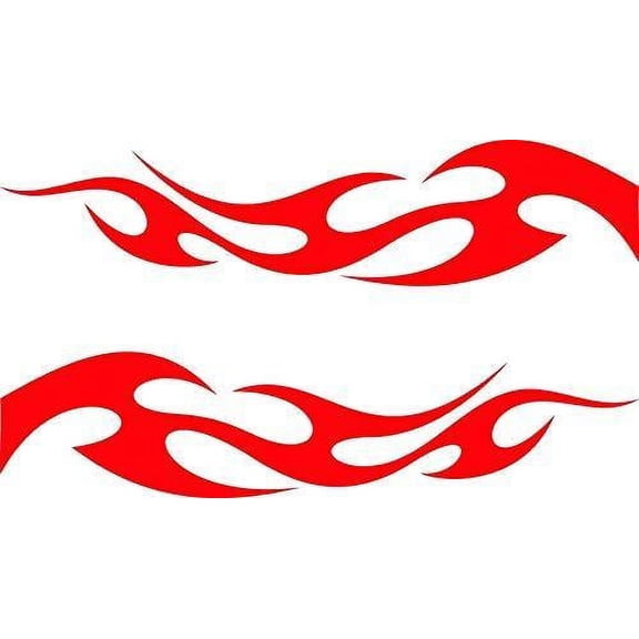 Tribal Smart Flames Auto Truck Dune Buggy ATV Decals Stickers Set