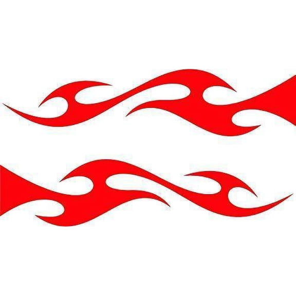 Tribal Smart Flames Auto Truck Dune Buggy ATV Decals Stickers Set