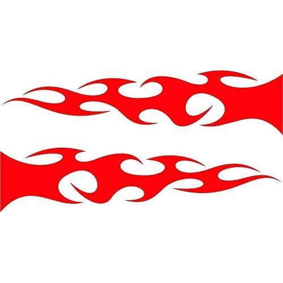 Tribal Smart Flames Auto Truck Dune Buggy ATV Decals Stickers Set