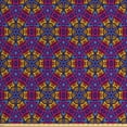 thumbnail image 1 of Ambesonne Tribal Fabric by the Yard Upholstery, Vintage Circles Design, 2 Yards, Multicolor, 1 of 4