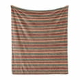 thumbnail image 1 of Tribal Soft Flannel Fleece Throw Blanket, Repetitive Pattern with Colorful Stripes Arrows Triangles and Rhombs, Cozy Plush for Indoor and Outdoor Use, 50" x 70", Multicolor, by Ambesonne, 1 of 5