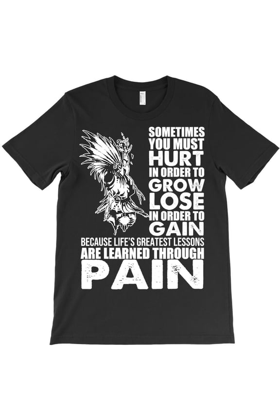 Tribal Spirit Indigenous Inspired Chief Funny Painting Holiday Graphic - Relaxed Look, H4017 T-Shirt, for Men and Women, Up to Size 5XL