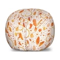 thumbnail image 1 of Tribal Storage Toy Bag Chair, Various Sized Dreamcatchers Native Change Illustration, Stuffed Animal Organizer Washable Bag, Large Size, Orange White, by Ambesonne, 1 of 3