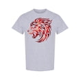 thumbnail image 1 of Tribal Style Lion Tattoo T-Shirt Men -Image by Shutterstock, Male x-Large, 1 of 2