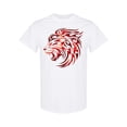 thumbnail image 1 of Tribal Style Lion Tattoo T-Shirt Men -Image by Shutterstock, Male x-Large, 1 of 2