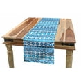 thumbnail image 1 of Tribal Table Runner, Aztec Pattern with Geometric Folk Cultural Forms Primitive Image, Dining Room Kitchen Rectangular Runner, 3 Sizes, by Ambesonne, 1 of 2
