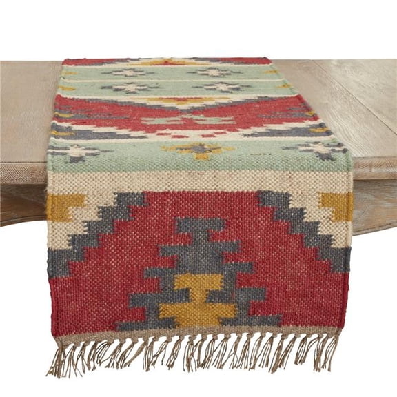 Tribal Tapestry Kilim Table Runner