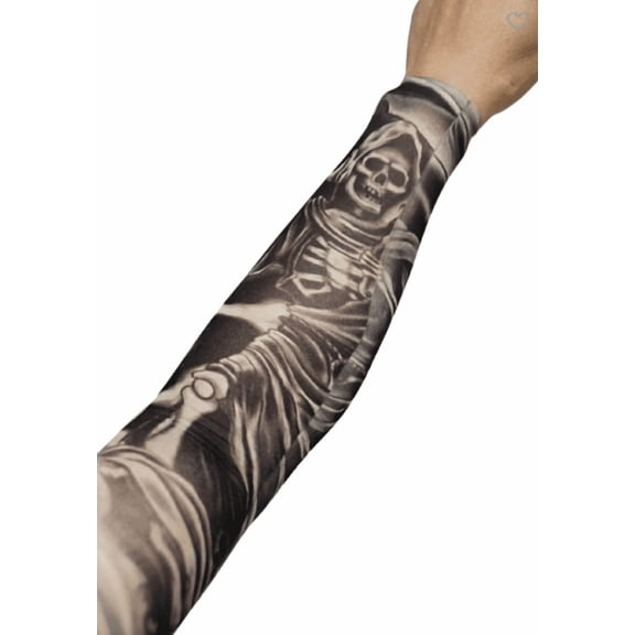 Tribal Tattoo Print Arm Sleeves Stretchable Polyester One Size Fits Most