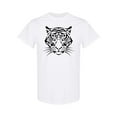 thumbnail image 1 of Tribal Tiger Head Design T-Shirt Men -Image by Shutterstock, Male 3X-Large, 1 of 2