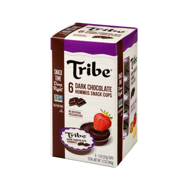 Tribe Dark Chocolate Hummus 6 Count 2oz Cups