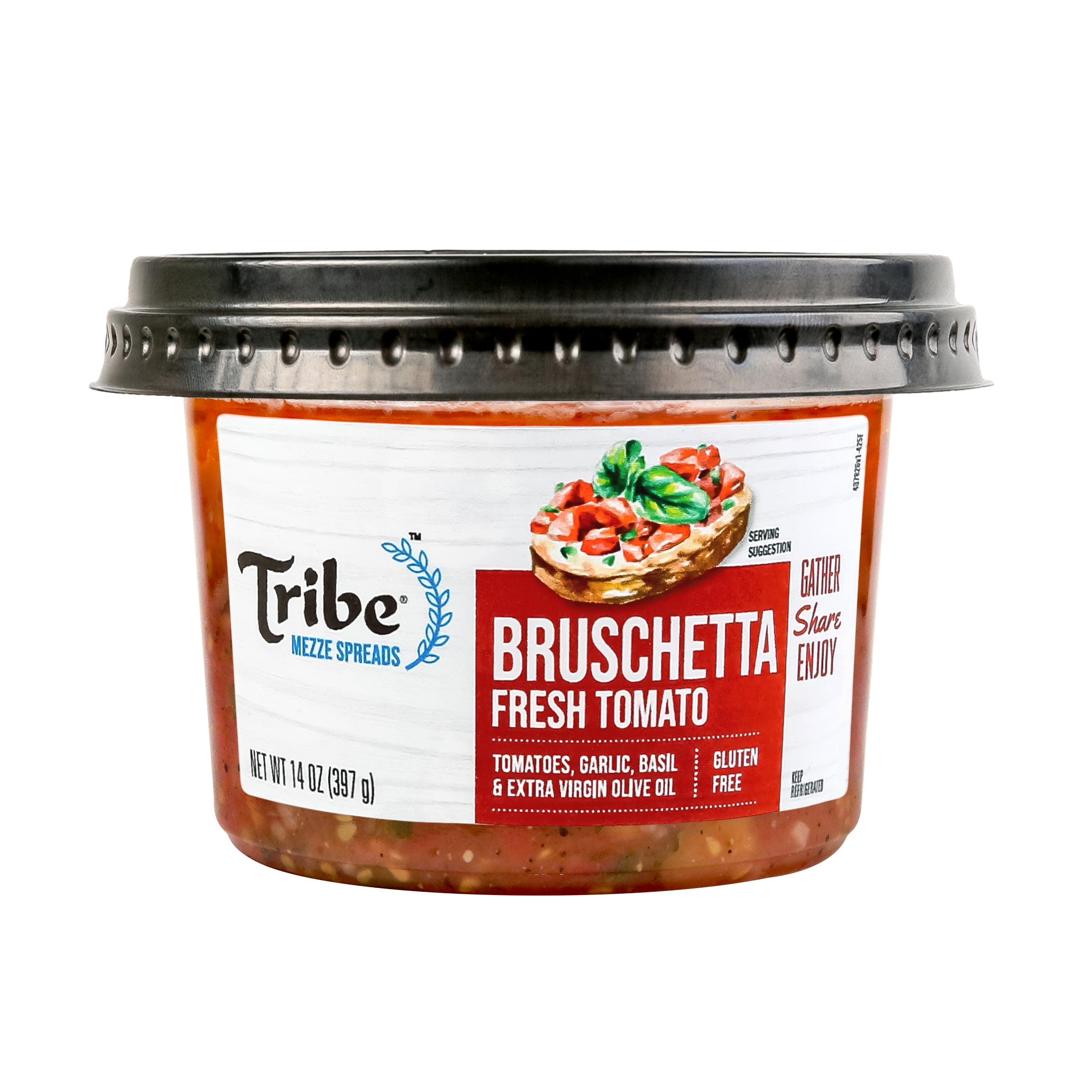 Tribe, Fresh Tomato Bruschetta, Refrigerated 14 oz Plastic Tub