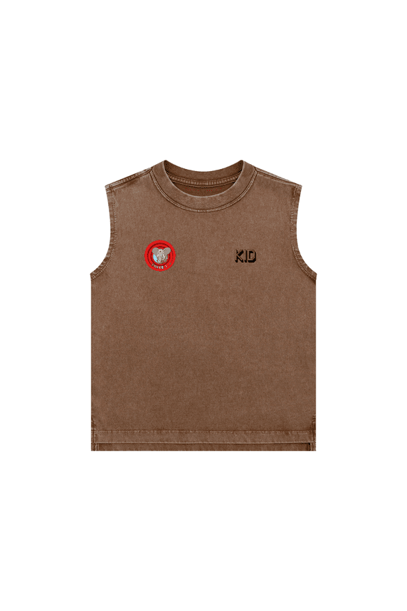 Tribe Jr Dominican kids Snow Washed Tank Top