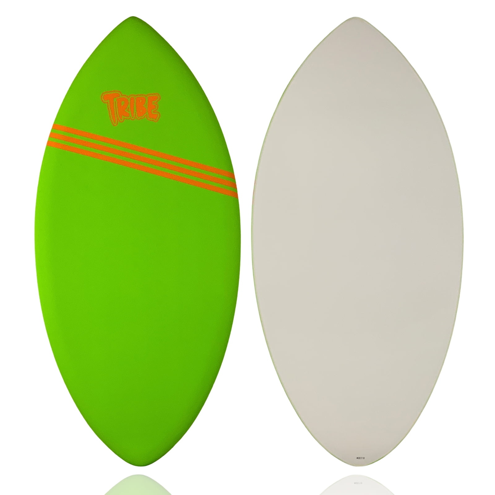 Tribe Skimboard Bodyboard by Tribe Boards 48"Apple Green / White
