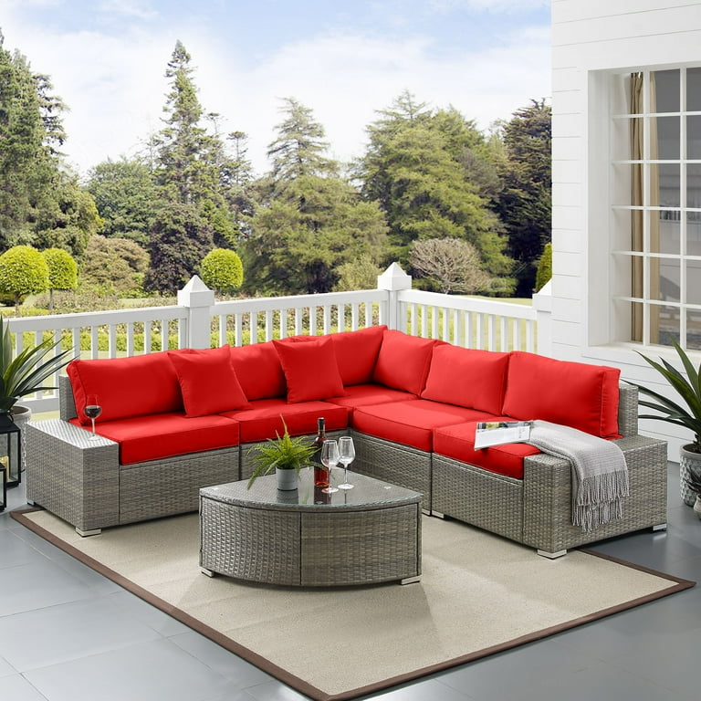 Tribesigns sectional sofa deals couch