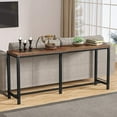 thumbnail image 1 of TribeSigns 70.9 inch Extra Long Sofa Table, Narrow Long Console Table Behind Couch, Entryway Table for Living Room, 1 of 7