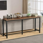 TribeSigns 70.9 inch Extra Long Sofa Table, Narrow Long Console Table Behind Couch, Entryway Table for Living Room