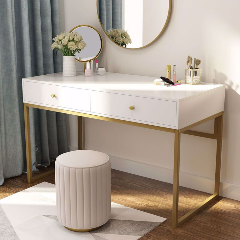 https://i5.walmartimages.com/seo/TribeSigns-Computer-Desk-Modern-Simple-47-inch-Home-Office-Desk-Study-Table-Writing-2-Storage-Drawers-Makeup-Vanity-Console-Table-White-Gold_07a687b0-4054-41d4-8807-4eee4c1549d9_1.dfa8520ed2b196c59236da5223f879fc.jpeg?odnHeight=768&odnWidth=768&odnBg=FFFFFF