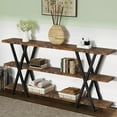 thumbnail image 1 of TribeSigns Sofa Table, TV Console Table, Narrow Long Sofa Table with Storage for Entryway, Living Room, 70.8 Inch, 1 of 7