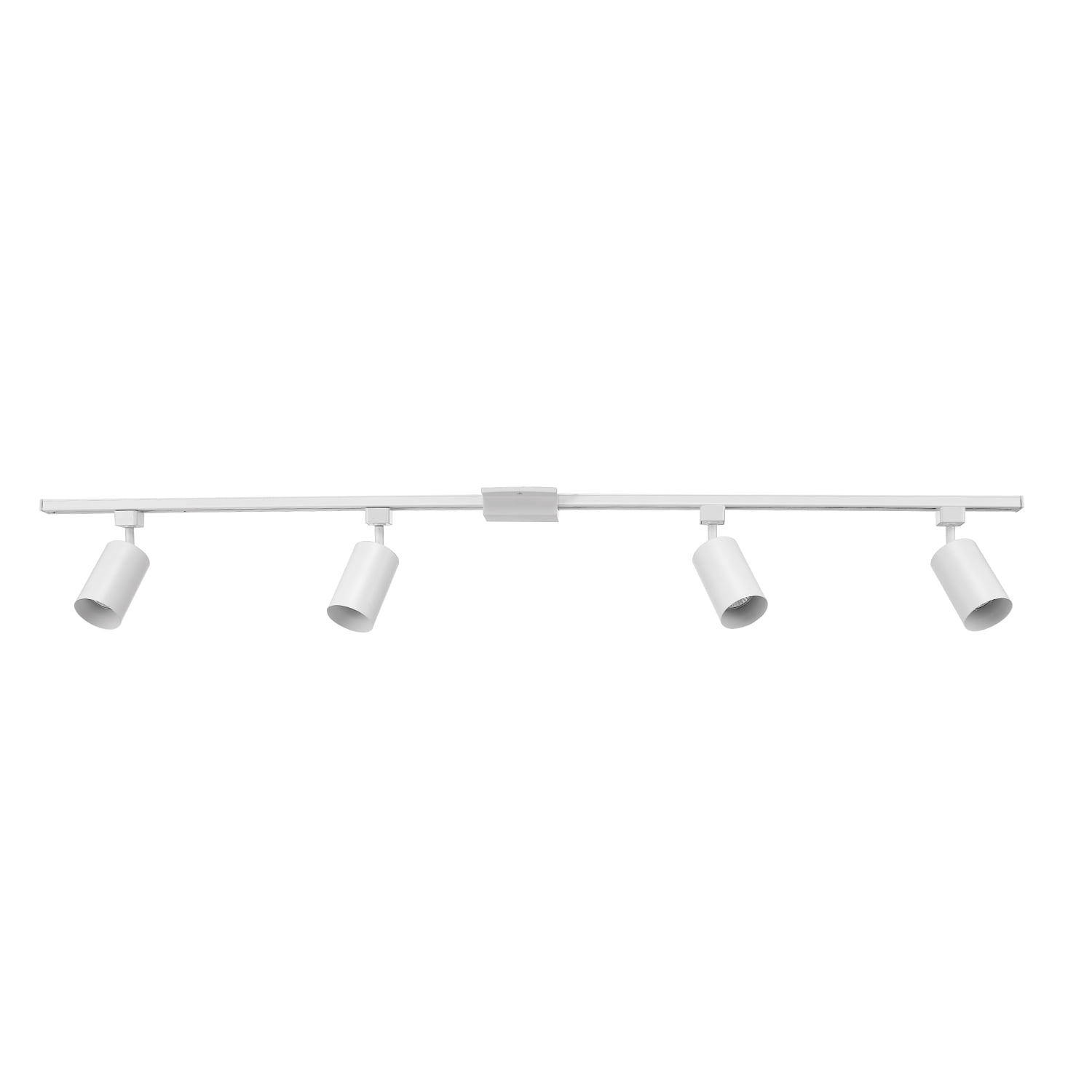 Matte White 56" Magnetic Track Lighting Kit with 4 Cylindrical Shades