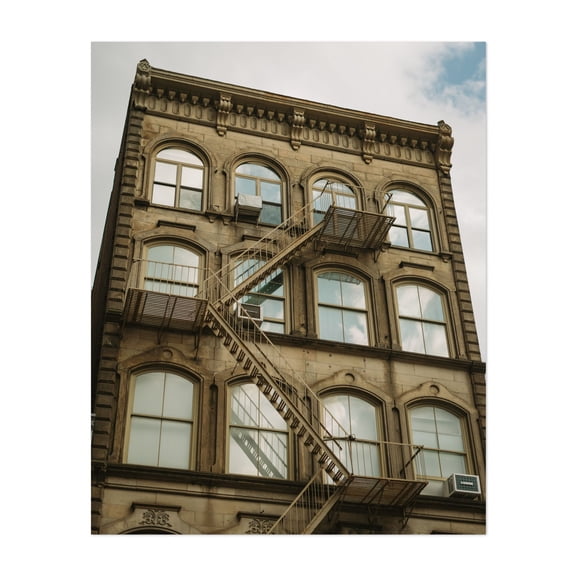 Tribeca Architectural 01 - Manhattan New York Photography Architecture Cityscape Vintage Unframed Wall Art Print 6 x 8 inches