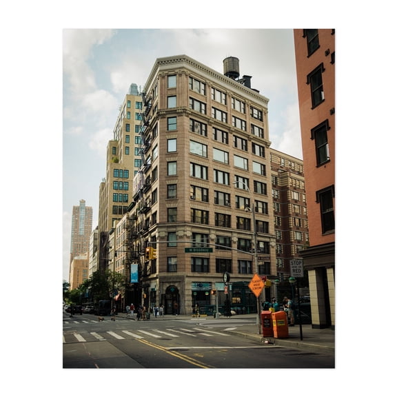 Tribeca Architecture - Manhattan New York Photography City Street Photography Architecture Vintage Travel Poster Skyline Unframed Wall Art Print 6 x 8 inches